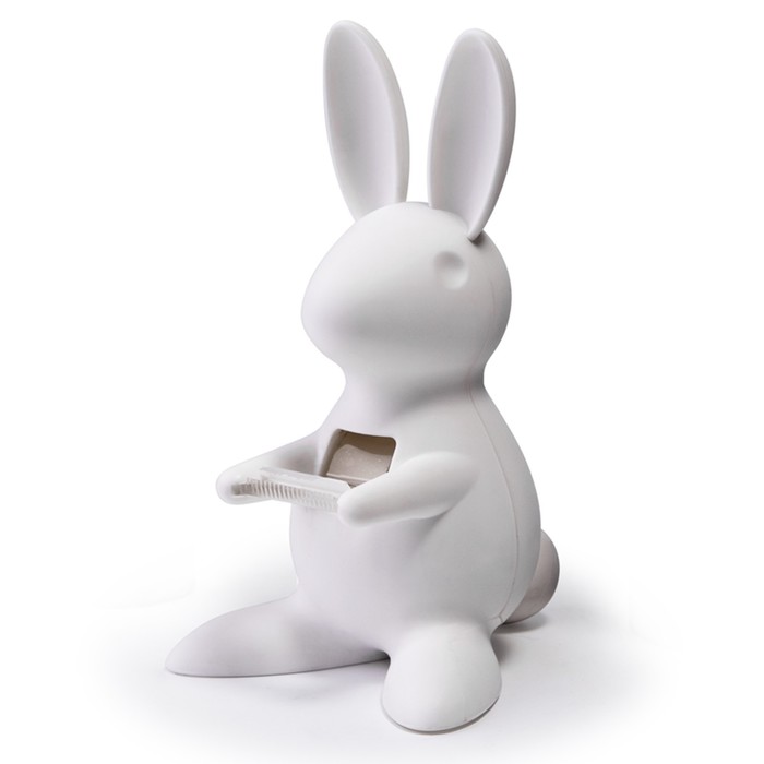 

Диспенсер для скотча Qualy Bunny, цвет белый
