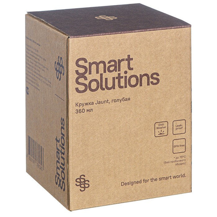 Кружка Smart Solutions Jaunt, 360 мл, цвет голубой