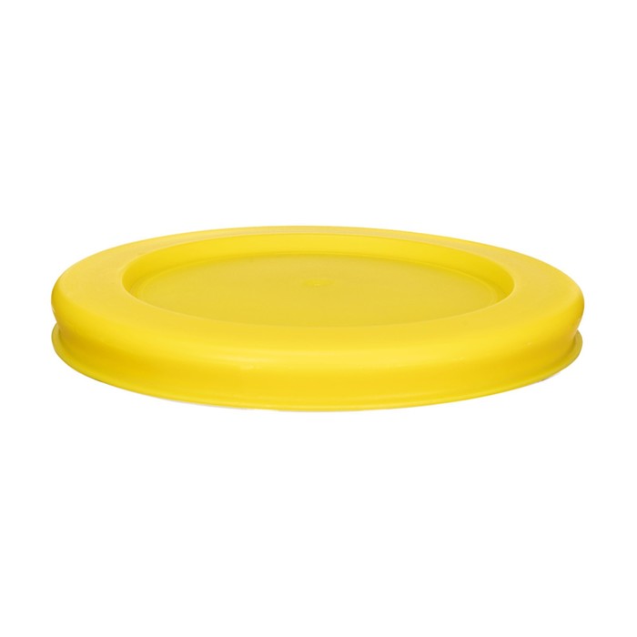 Крышка для стеклянного контейнера Smart Solutions, круглая, цвет жёлтый крышка для стеклянного контейнера smart solutions круглая цвет светло серый