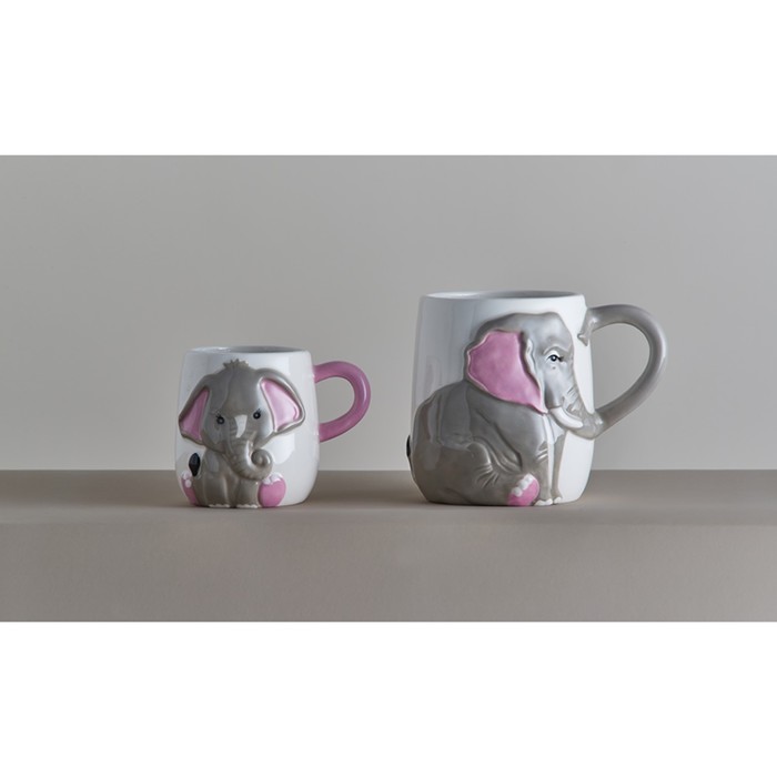

Набор из 2 кружек elephant, 405 мл и 195 мл