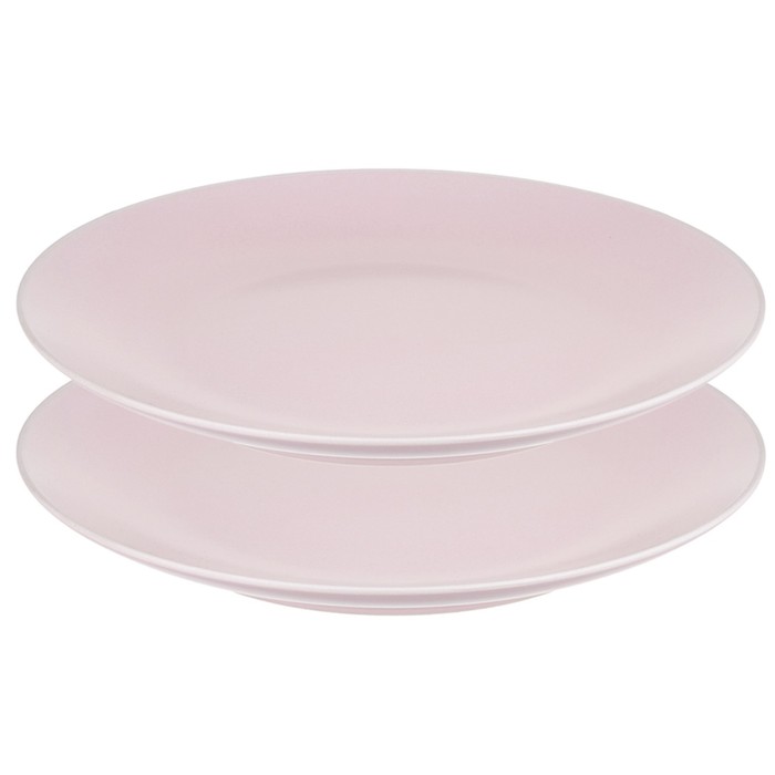 цена Набор обеденных тарелок Liberty Jones Simplicity, d=26 см, 2 шт, цвет розовый