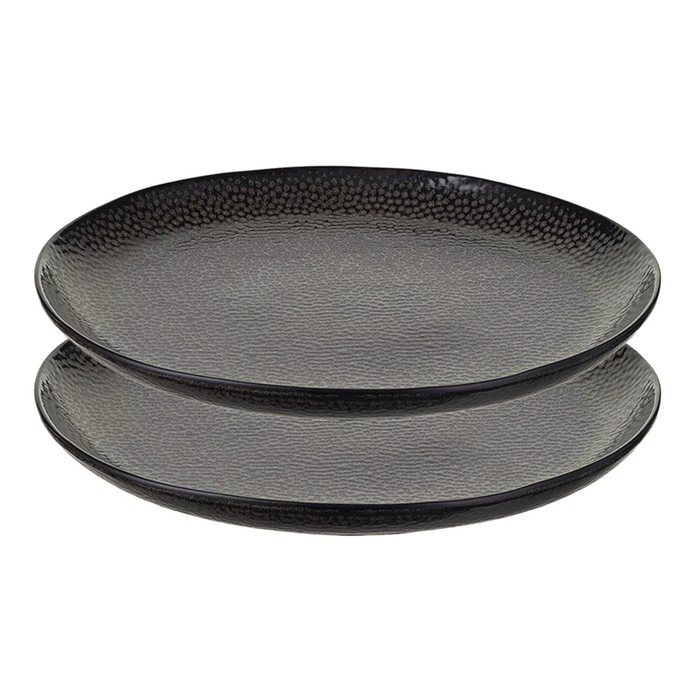 Набор тарелок Liberty Jones Dots, d=21 см, 2 шт, цвет чёрный