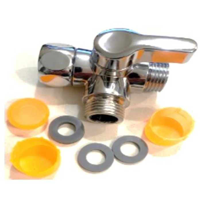 

Дивертор Do.Korona DK-7523, для смесителя, трехпроходной, 1/2", пластик