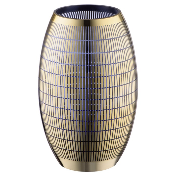 Декоративная ваза из стекла с золотым напылением, 143×143×235 мм, цвет золотой ваза декоративная вещицы из стекла с cеребряным напылением 15х15х27 см серебристый csa 22