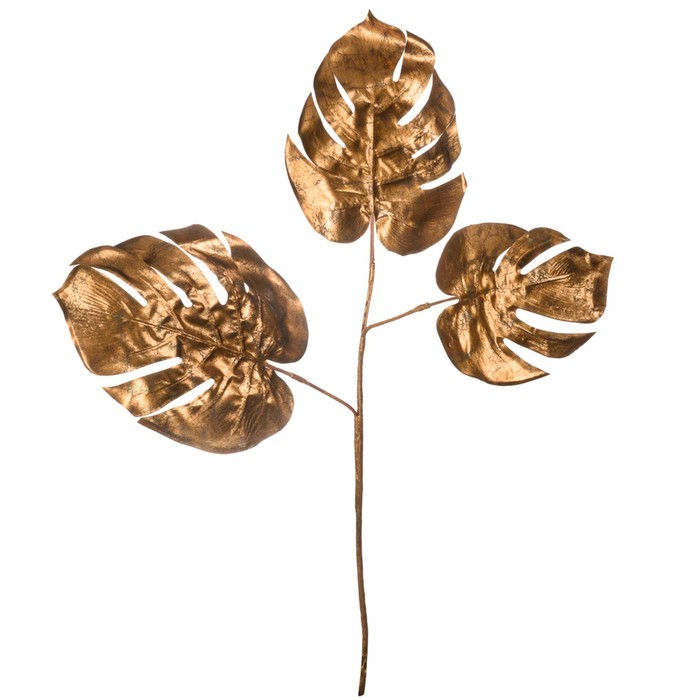 Искусственное растение «Монстера», высота 66 cм, цвет глубокий медный