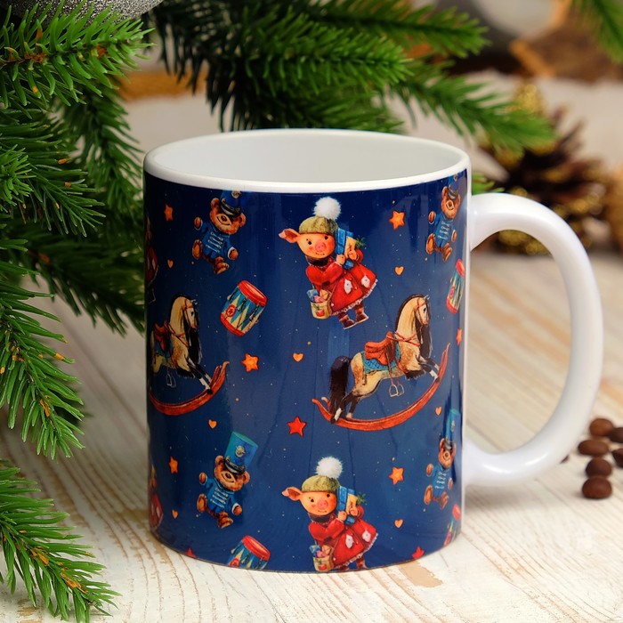 Кружка "Детские сказки" символ года 2019, c нанесением