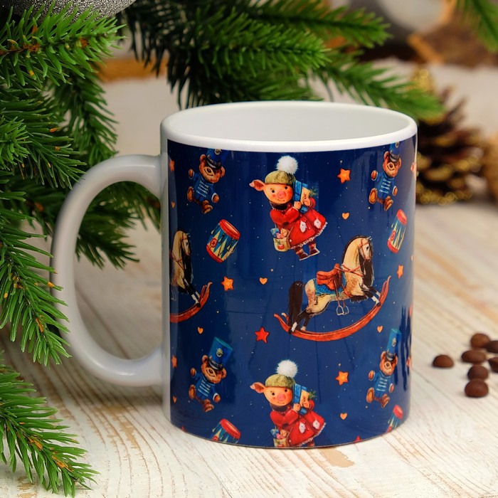 Кружка "Детские сказки" символ года 2019, c нанесением