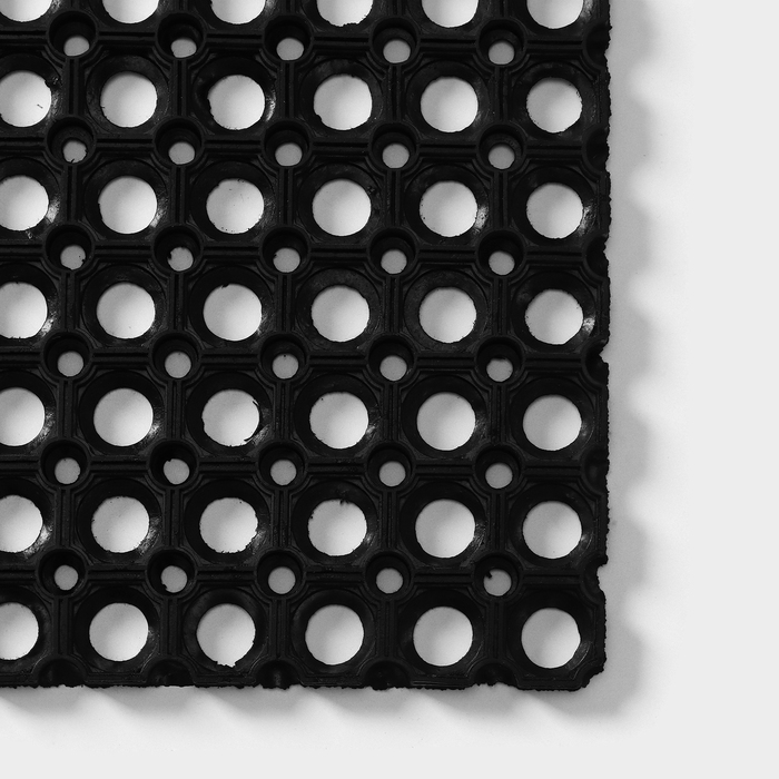фото Коврик ячеистый грязесборный, 40×60×2,2 см, цвет чёрный