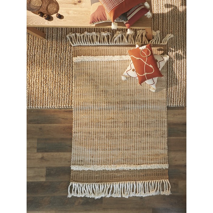 

Ковёр из джута и шерсти Mumbai Ethnic, размер 70x160 см
