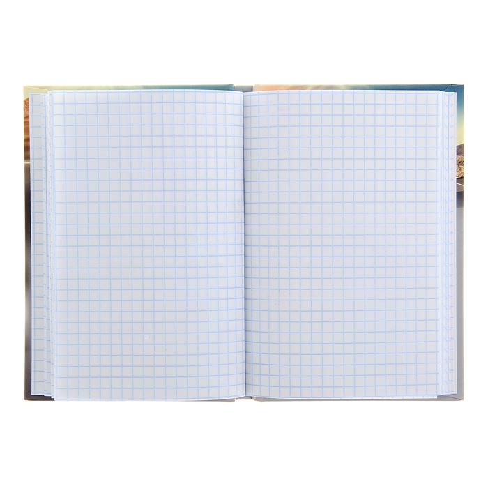 Записная книжка твёрдая обложка А6, 96 листов "Авто в горах", глянцевая ламинация