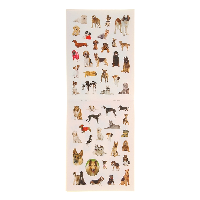 100 наклеек. Собаки