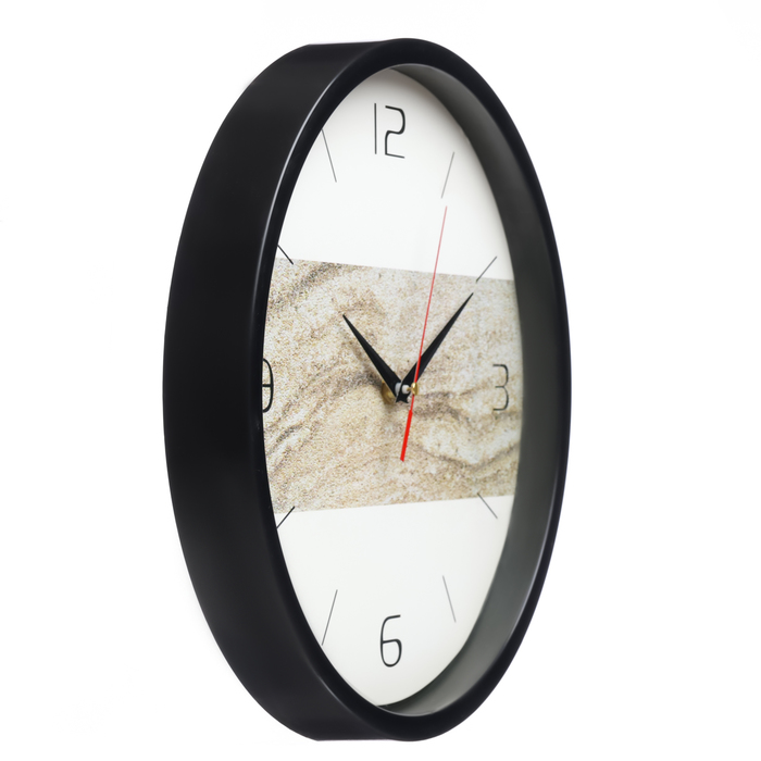 фото Часы настенные "линия", d-30 см, плавный ход