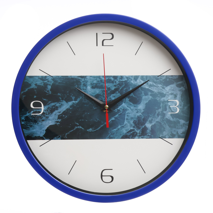 Часы настенные Линия, d-30 см, плавный ход часы настенные море d 30 см плавный ход