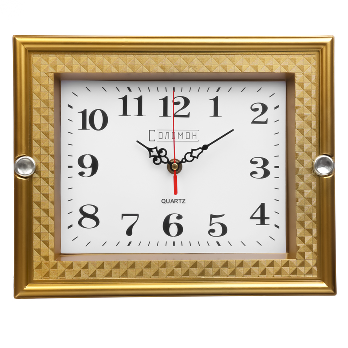 Часы настенные Соломон, 22.5 х 27.5 см, плавный ход часы настенные соломон d 23 см плавный ход