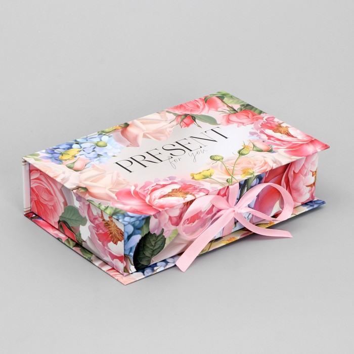 Коробка - книга, упаковка подарочная, «Нежность», 20 х 12.5 х 5 см
