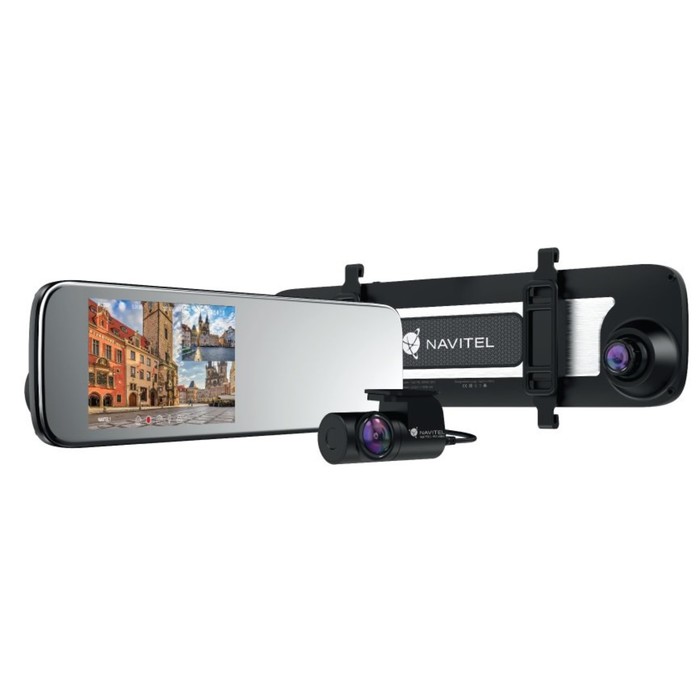 фото Видеорегистратор navitel mr450 gps wi-fi зеркало, 5.5"ips, 2 камеры по 1920х1080,160°