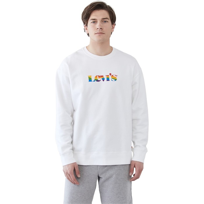 Свитшот мужской Levis Men Pride Relaxed Graphic Crewneck Sweatshirt, размер 48 RUS