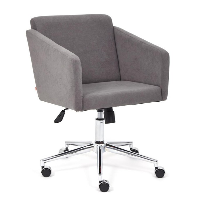 Кресло руководителя MILAN хром флок, серый, 29 кресло руководителя urban флок серый 29