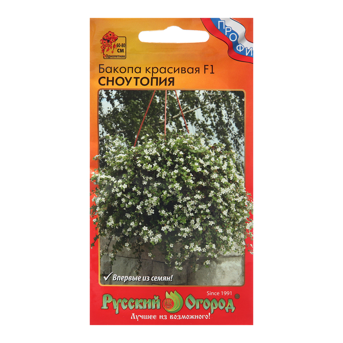Семена цветов Бакопа красивая Сноутопия, 5 шт цена и фото