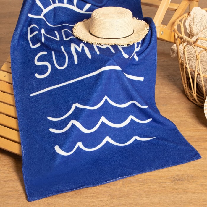 Полотенце пляжное Этель Summer, 70*140 см,250гр/м2, 100%п/э