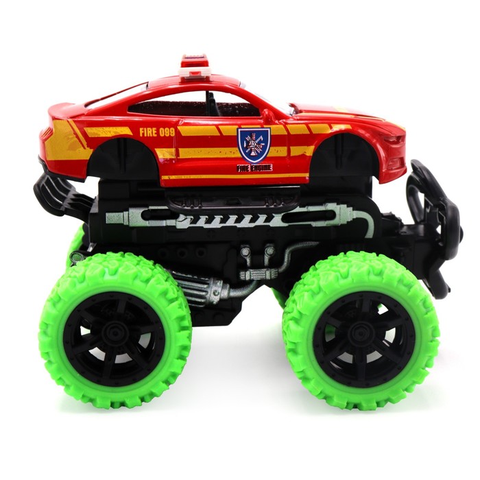 

Инерционная пожарная машинка die-cast Funky Toys, с краш-эффектом, 15.5 см