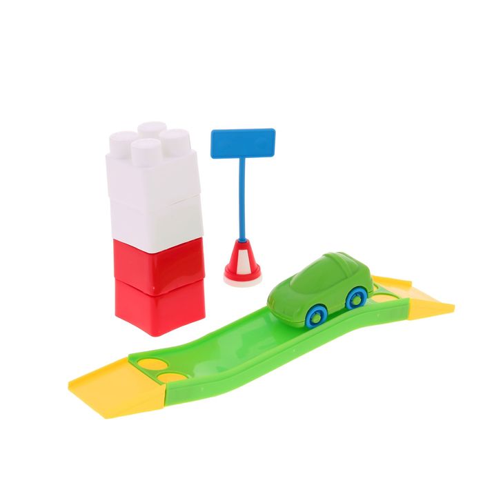 Конструктор "Автотрек" в рюкзаке, 40 элементов