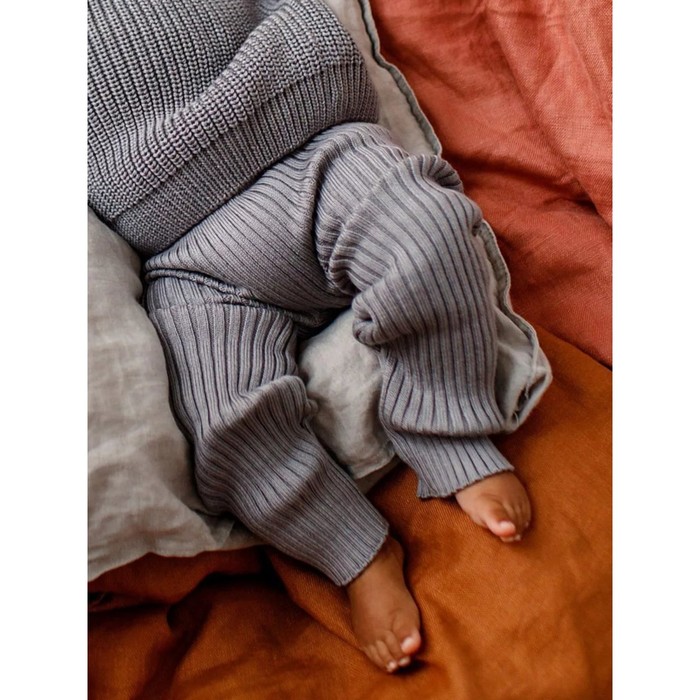 Штаны детские Pure Love Comfy, рост 86 см, цвет серый