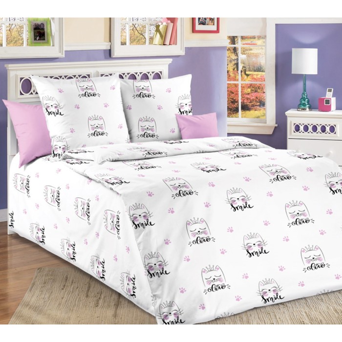 

Постельное бельё 1.5 сп, размер 145x214 см, 143х215 см, 70x70 см - 2 шт