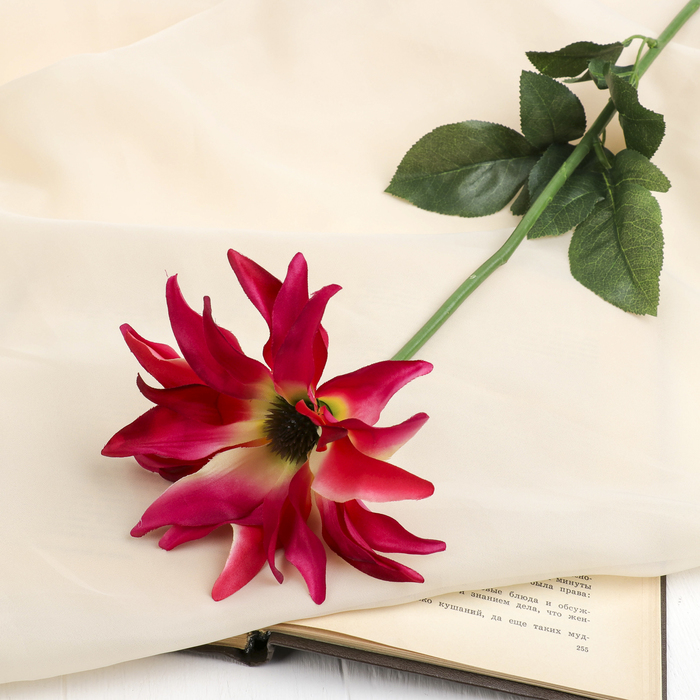 Цветок искусственный "Малиновая гайлардия"