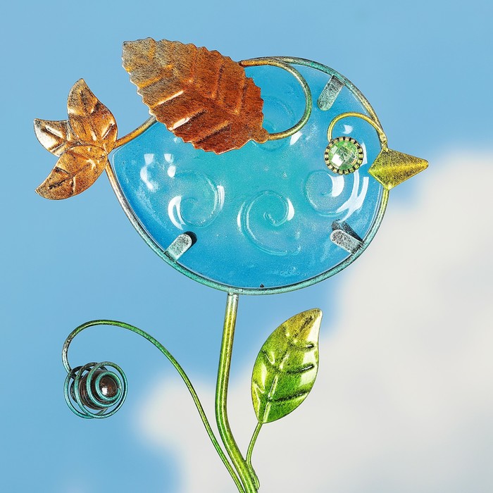 Декоративный штекер "Птичка на веточке"