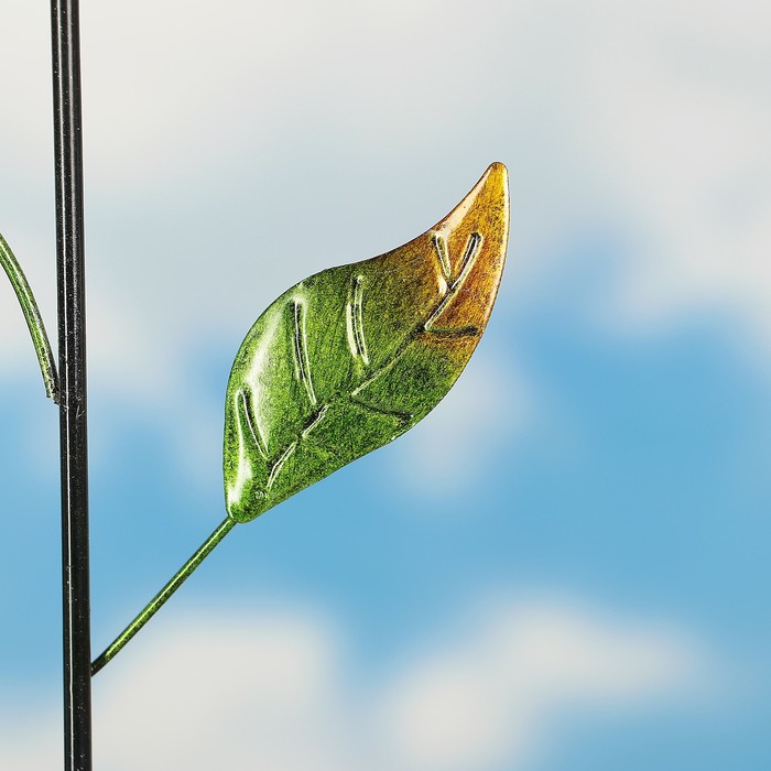 Декоративный штекер "Божья коровка с цветами"