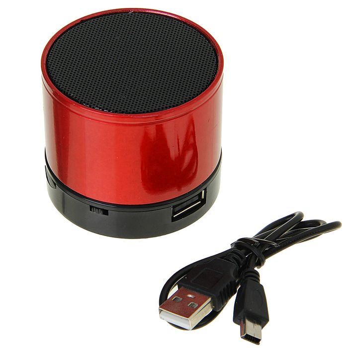 Беспроводная портативная колонка LuazON, Hi-Tech08, Bluetooth, 3W, MicroUSB/AUX микс