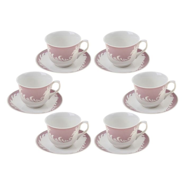 Сервиз чайный "Мирэль", 12 предметов: 6 чашек 220 мл, 6 блюдец, в подарочной коробке