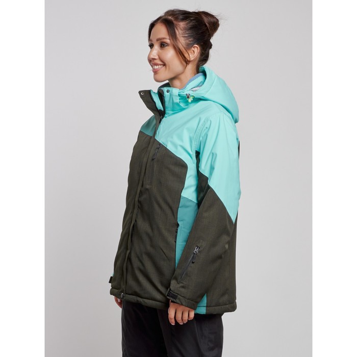 фото Куртка горнолыжная женская зимняя, размер 54, цвет бирюзовый mtforce