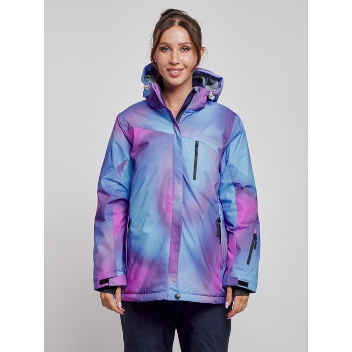Куртка горнолыжная женская зимняя, размер 58, цвет фиолетовый