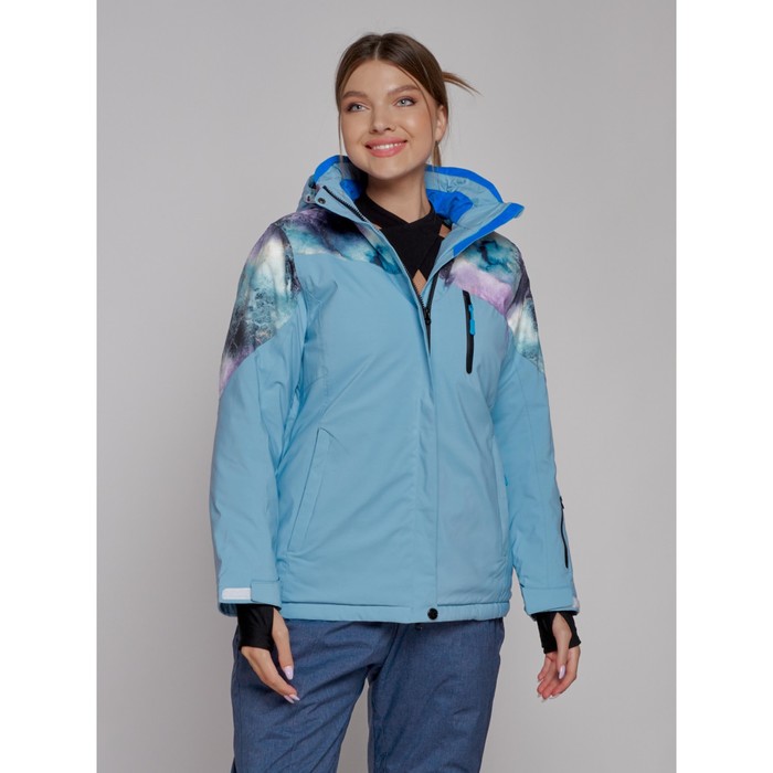 фото Куртка горнолыжная женская зимняя, размер 58, цвет голубой mtforce