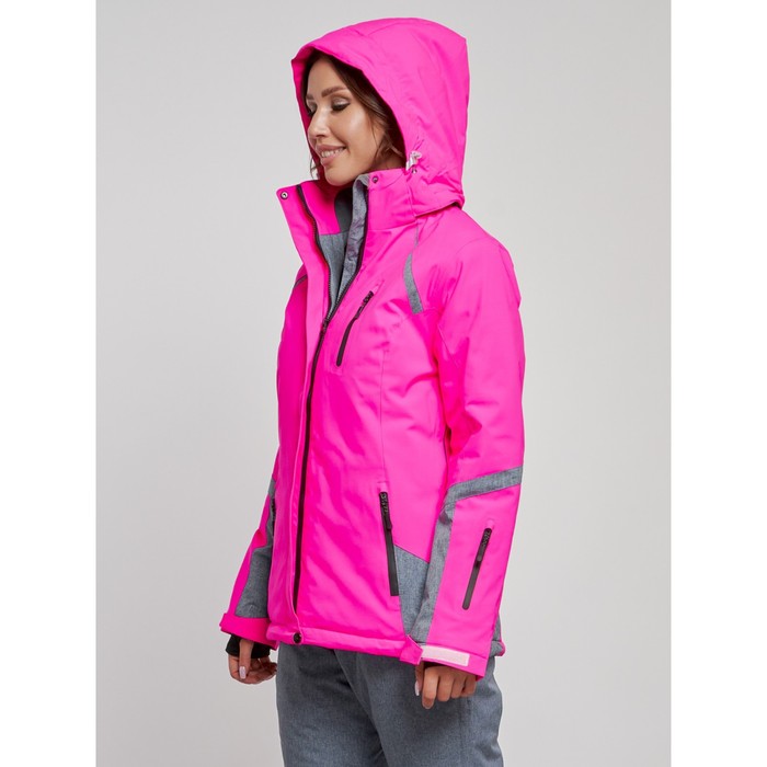 фото Куртка горнолыжная женская зимняя, размер 42, цвет розовый mtforce