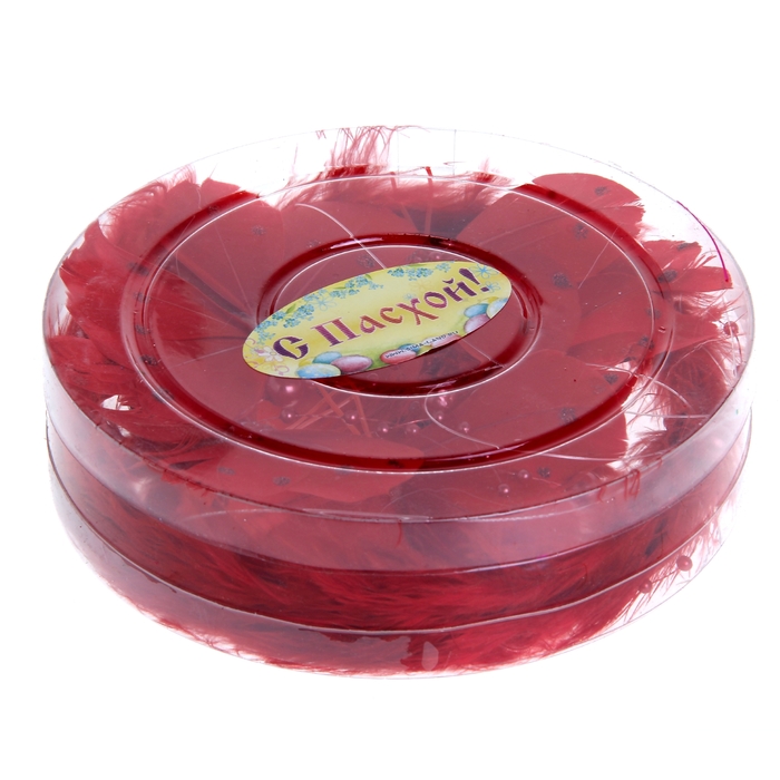 Подвеска декоративная "Бабочки", цвет красный