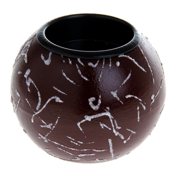 Подсвечник "Фантазия", цвет кофе