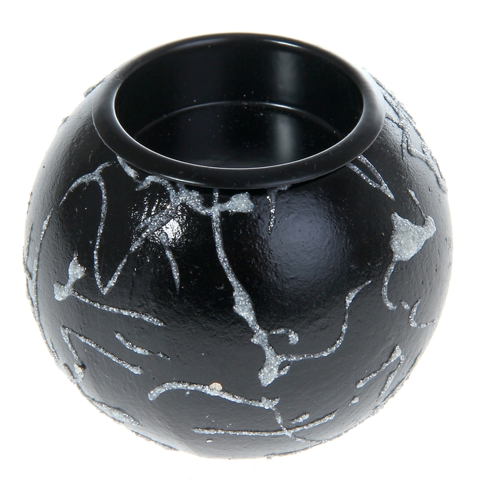 Подсвечник "Фантазия", цвет черный