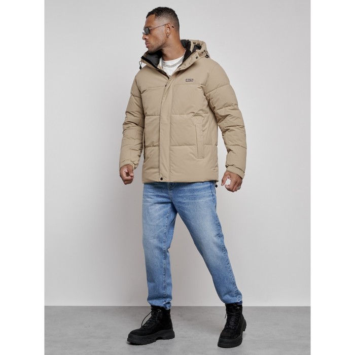 фото Куртка мужская зимняя, размер 54, цвет бежевый mtforce