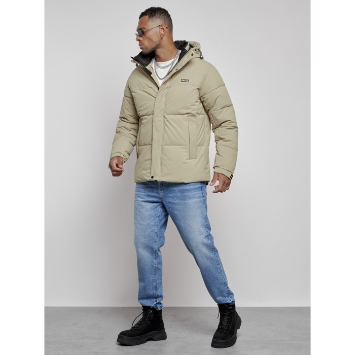 фото Куртка мужская зимняя, размер 56, цвет светло-зелёный mtforce