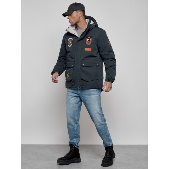 фото Куртка мужская зимняя, размер 54, цвет тёмно-синий mtforce