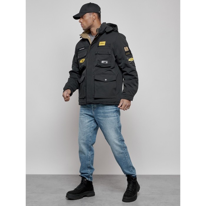 фото Куртка мужская зимняя, размер 52, цвет чёрный mtforce