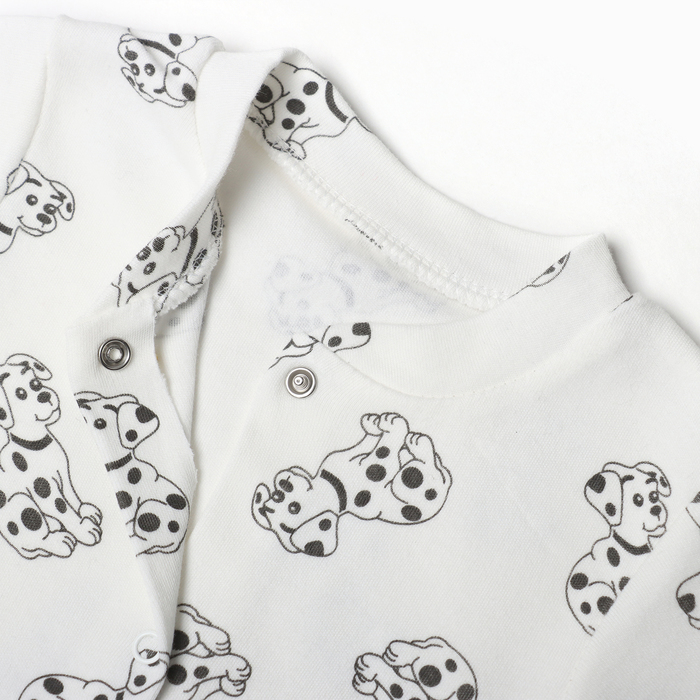 фото Комбинезон детский, цвет белый, рост 62 см bebus