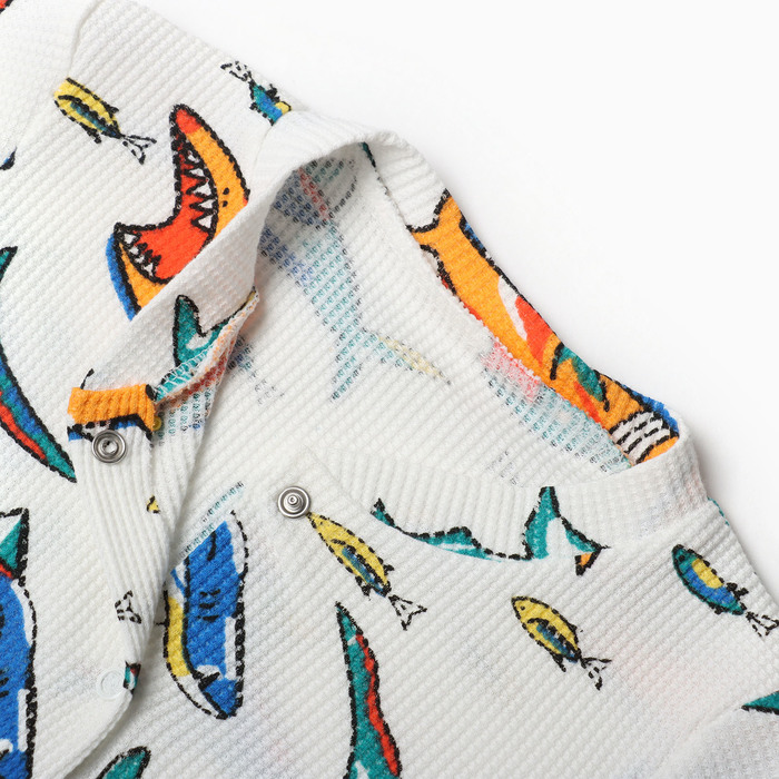 фото Комбинезон детский, цвет белый, рост 68 см bebus