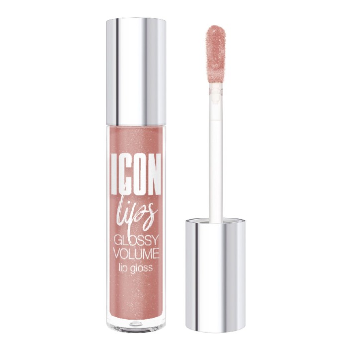 Блеск для губ Luxvisage ICON lips, с эффектом объёма, тон 507 Desert Taupe, 3.4 г блеск для губ luxvisage icon lips с эффектом объёма тон 508 lilac pink 3 4 г