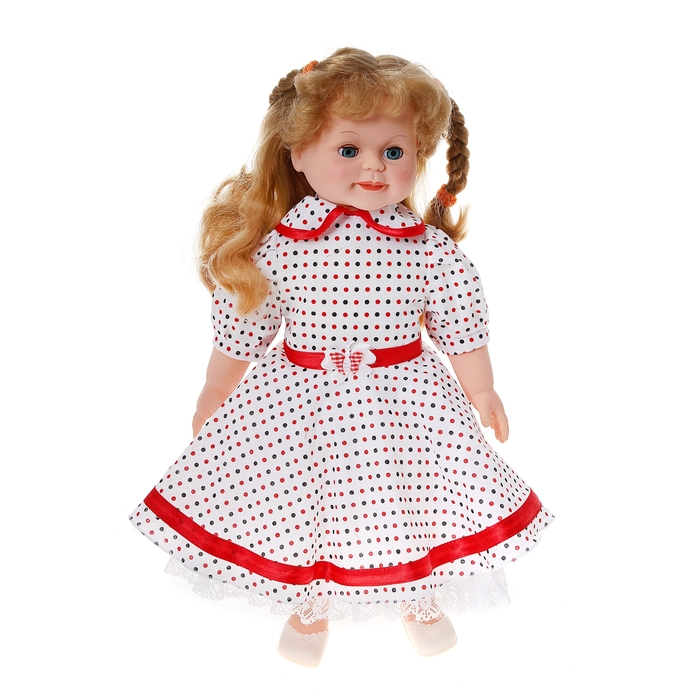 Кукла мягконабивная "Варенька 8" со звуковым устройством, 55 см