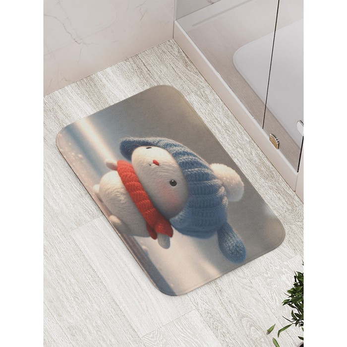 Коврик для для ванной «Милый зайка», противоскользящий, размер 52x77 см