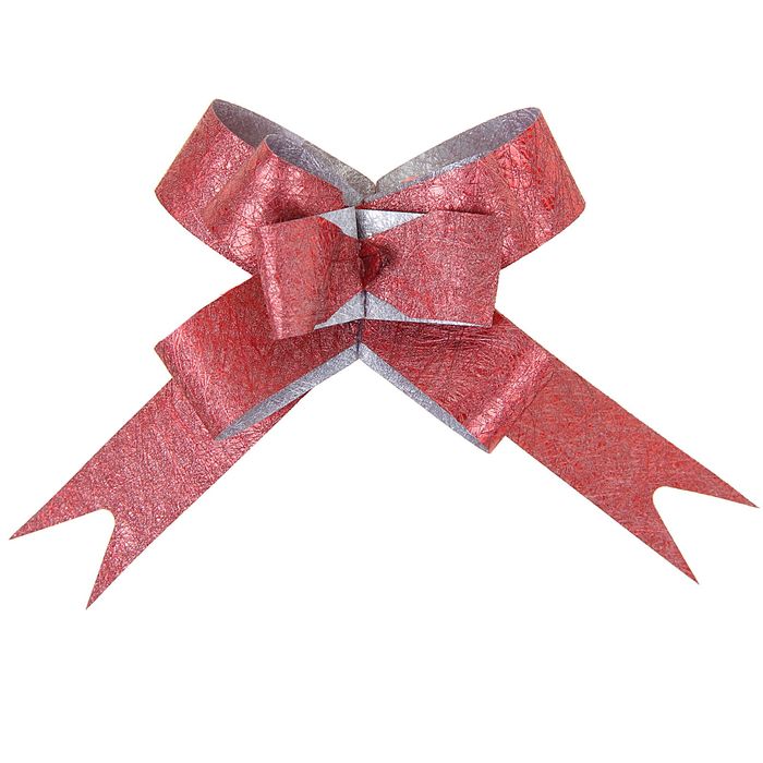 Бант-бабочка № 1,2 "Фактура", цвет бордовый
